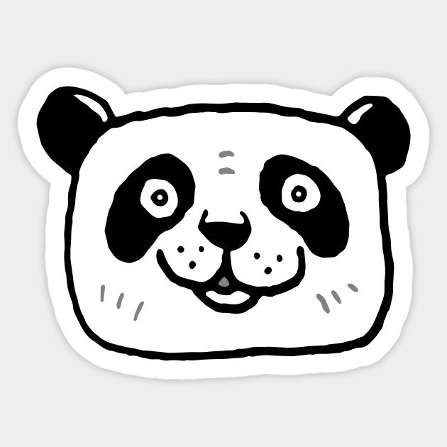 Cute panda Sticker by nokhookdesign